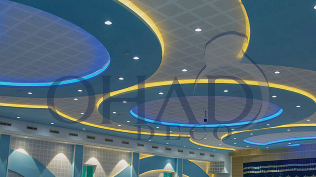 اوحددکو - سقف کاذب چیست و چه کاربردهایی دارد؟ - ohaddeco - What is a false ceiling and what are its uses? - سقف کاذب یک سقف مجازی از جنس موادی از جمله تخته‌های فیبر، پلاستر و ... می‌باشد که روی سقف واقعی ساخته می‌شود - A false ceiling is a virtual ceiling made of materials such as fiber boards, plaster, etc., which is built on a real ceiling