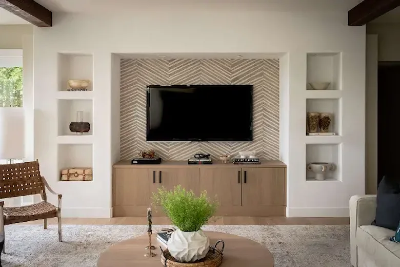 تصویری از طراحی تی وی روم - a picture of TV room design