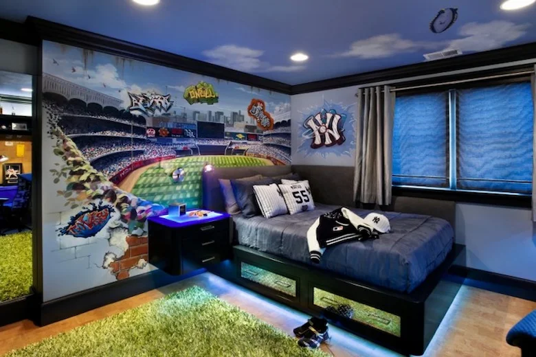 تصویری از طراحی اتاق خواب پسرانه - a picture of Boy's bedroom design