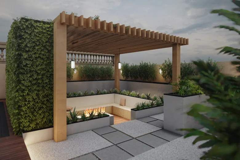 تصویری از طراحی سقف - A picture of Roof design