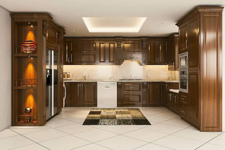 تصویری از طراحی کابینت آشپزخانه - a picture of Kitchen cabinet design