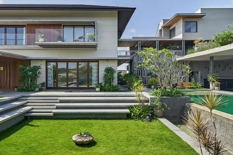 تصویری از طراحی فضای سبز ویلا - a picture of Villa green space design