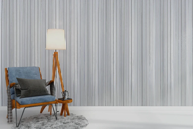 تصویری از دیوارپوش اکوستیک چوبی - Image of wooden acoustic wall covering