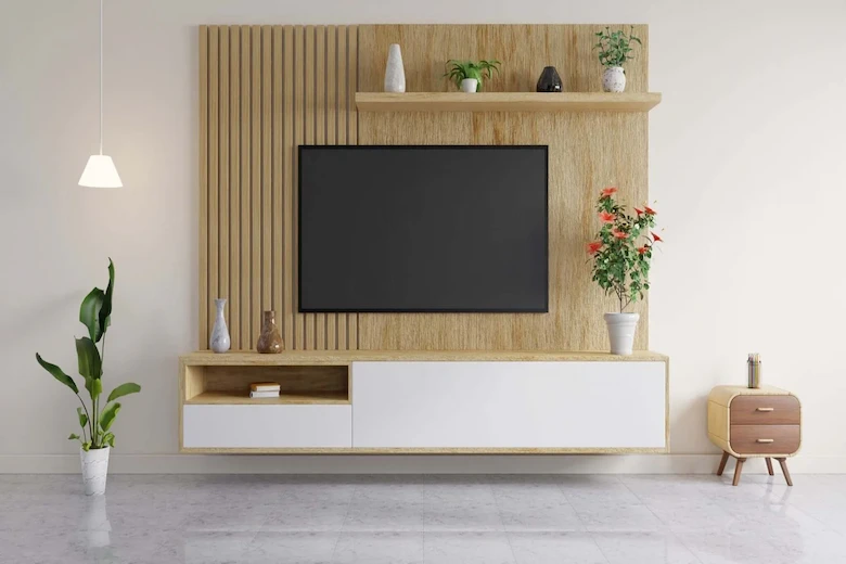 تصویری از دکوراسیون تی وی وال - a picture of TV Wall Decoration
