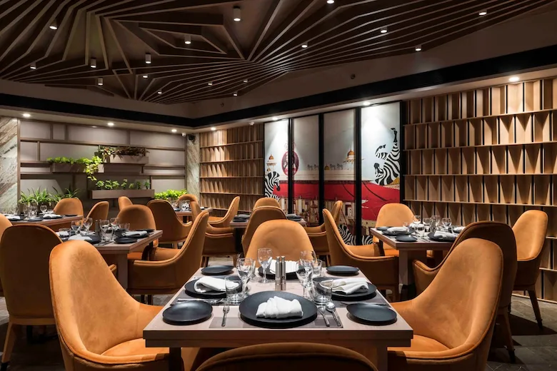 تصویری از طراحی داخلی رستوران - a picture of Restaurant interior design