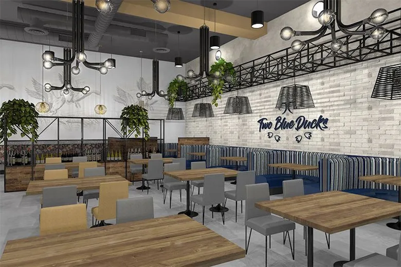 تصویری از طراحی داخلی رستوران - a picture of Restaurant interior design