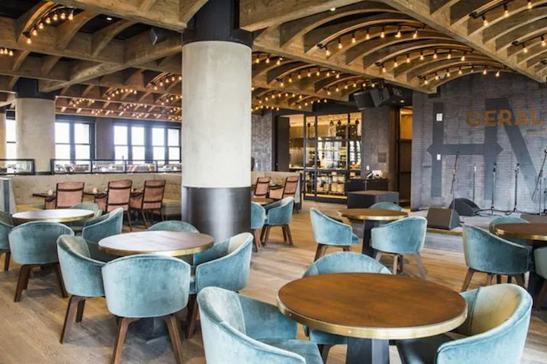 تصویری از طراحی داخلی رستوران - a picture of Restaurant interior design