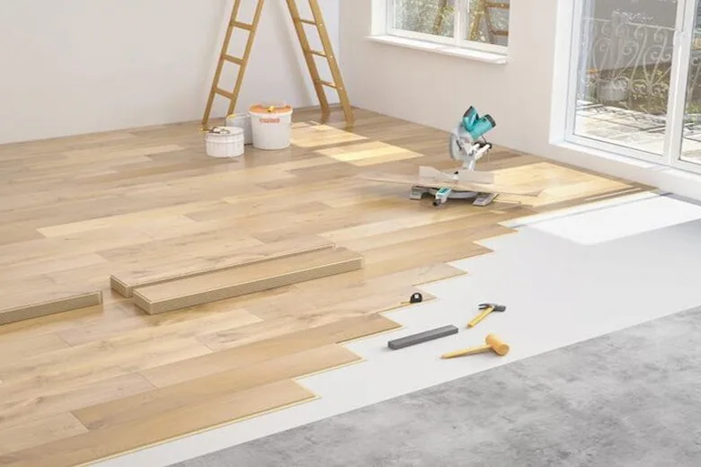 تصویری از کفپوش PVC - a picture of PVC flooring