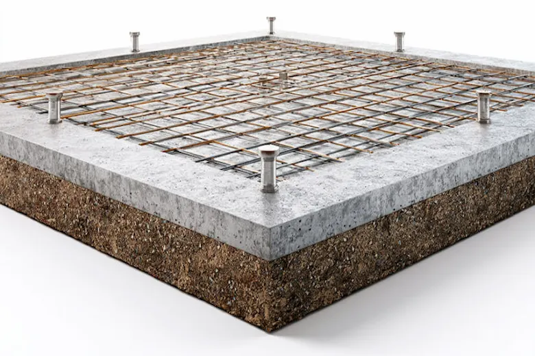 تصویری از اصول فونداسیون اسکلت فلزی - a picture of Principles of steel frame foundation